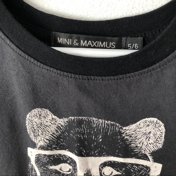 MINI & MAXIMUS BEAR WITH IT SLEEVELESS TEE TANK - Picture 3 of 4